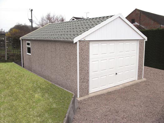 Broadway Concrete Garages by Leofric